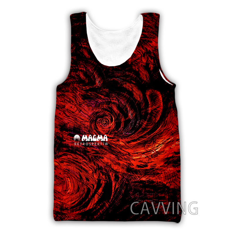 Νέα μόδα Γυναικείες/Ανδρικές 3D εκτυπώσεις Magma φανελάκια Harajuku γιλέκο καλοκαιρινά πουκάμισα εσώρουχα Streetwear