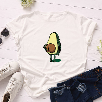 JFUNCY 100% kokvilna vasaras sieviešu T krekls ar O veida kakla izgriezumu ar īsām piedurknēm T-krekli S-5xl ikdienas sieviešu T-krekli