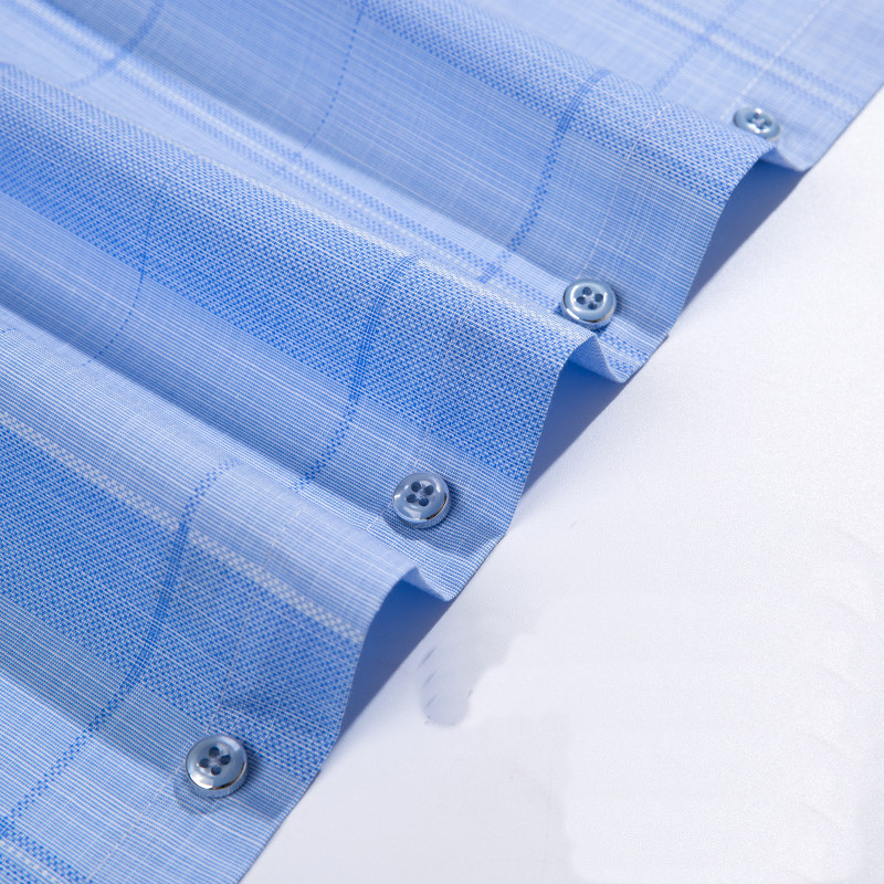 Muške košulje dugih rukava Ležerne košulje 100% pamuk muška na spuštenu kosu Nova dizajnerska udobna tkanina bez glačala