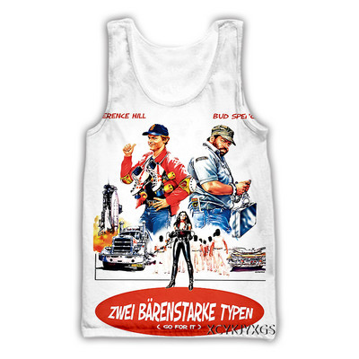 phechion Nova moda za muškarce/žene Bud Spencer Terence Hill 3D printan prsluk bez rukava Ulična odjeća za muškarce široke sportske majice bez rukava A73