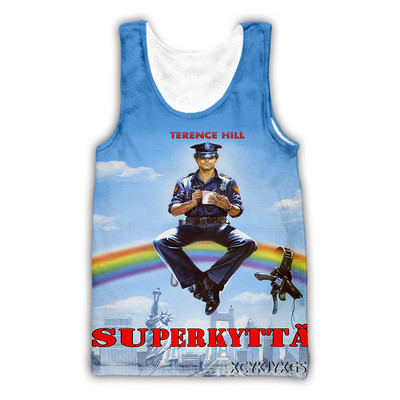 phechion Nova moda za muškarce/žene Bud Spencer Terence Hill 3D printan prsluk bez rukava Ulična odjeća za muškarce široke sportske majice bez rukava A73