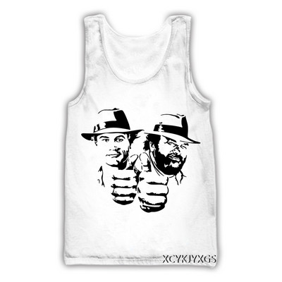 phechion Nova moda za muškarce/žene Bud Spencer Terence Hill 3D printan prsluk bez rukava Ulična odjeća za muškarce široke sportske majice bez rukava A73
