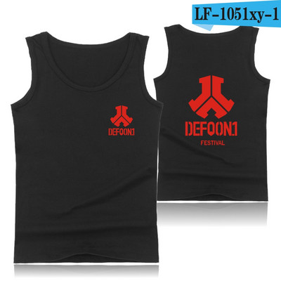 Defqon 1 Majice velikih veličina Majice bez rukava Muške majice bez rukava i anime Sugar Life Street Wear Košulje Ljetni prsluci Defqon 1