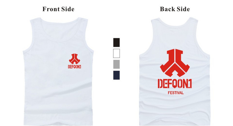 Defqon 1 T-krekli Lielizmēra vīriešu topi bez piedurknēm un Anime Sugar Life Street Wear stila krekli Vasaras vestes Defqon 1