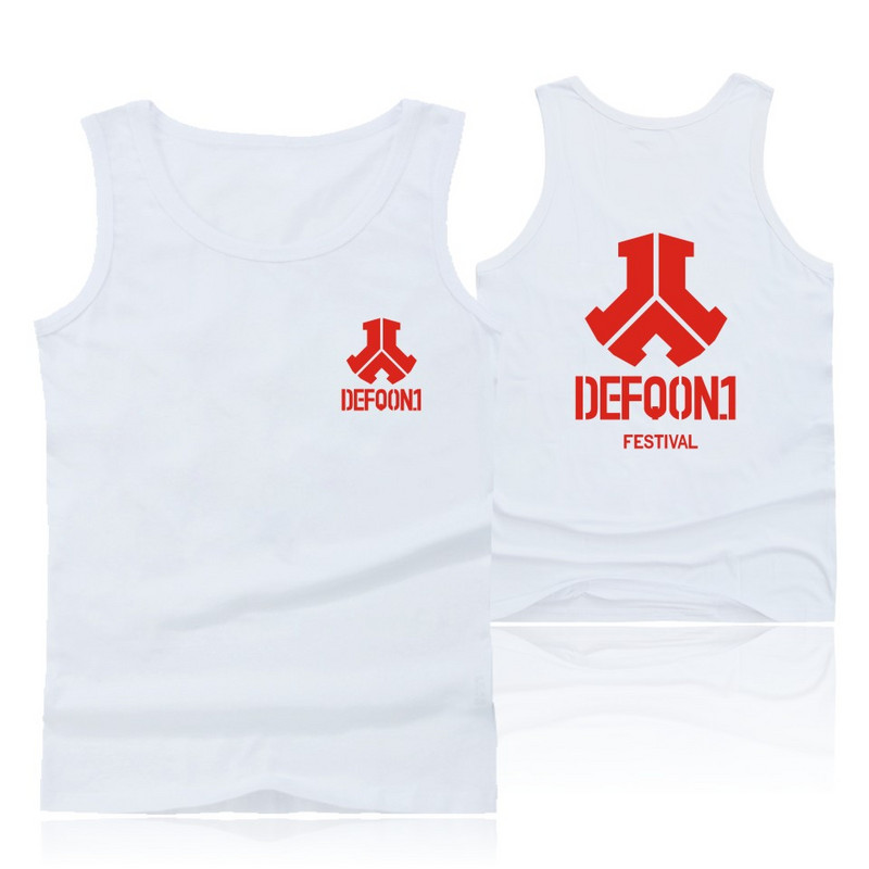 Defqon 1 T-krekli Lielizmēra vīriešu topi bez piedurknēm un Anime Sugar Life Street Wear stila krekli Vasaras vestes Defqon 1