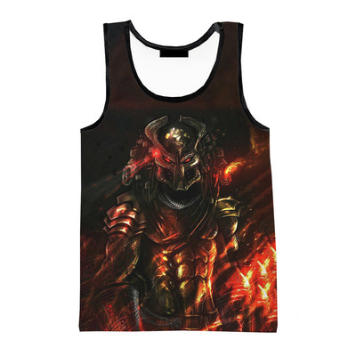 Predator Fashion Summer Men Τρισδιάστατα τυπωμένα μπλουζάκια αμάνικα πουκάμισα Spring Harajuku Personality Νέες ταινίες Ανδρικά ρούχα