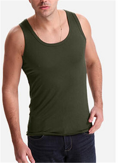 Plus veličina M-6XL Pamučne majice bez rukava za muškarce Modalni prsluci za vježbanje Odjeća za teretanu Ljetna ulična odjeća Muške potkošulje bez rukava