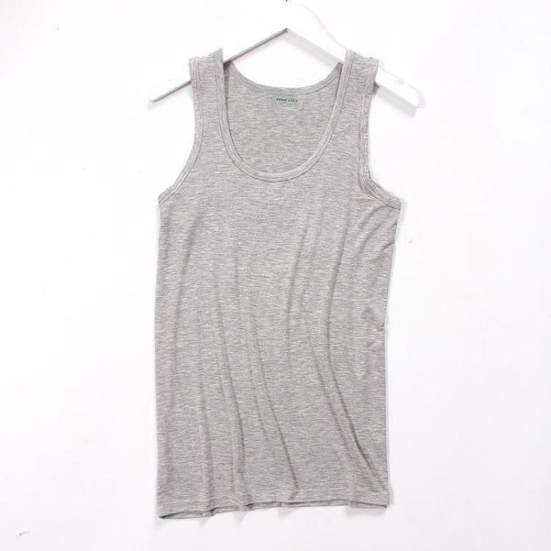 Liela izmēra M-6XL Kokvilnas topi vīriešiem Modālas treniņu vestes Trenažieru zāles Apģērbs Vasaras ielas apģērbi Bezpiedurkņu apakškrekli Vīrietim