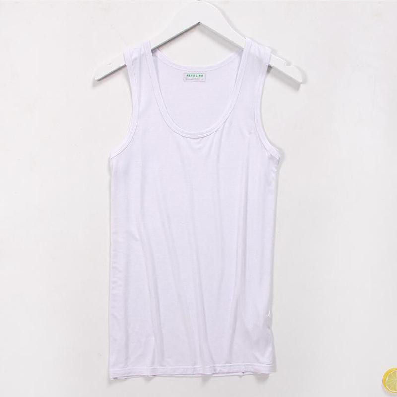 Liela izmēra M-6XL Kokvilnas topi vīriešiem Modālas treniņu vestes Trenažieru zāles Apģērbs Vasaras ielas apģērbi Bezpiedurkņu apakškrekli Vīrietim