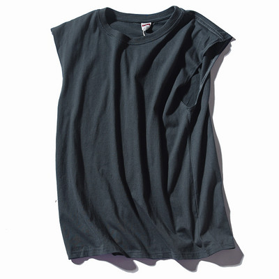 MRMT 2023 uhiuus meeste ühevärviline vest vabaaja spordimeeste puuvillane ümara kaelusega varrukateta T-särgi vest