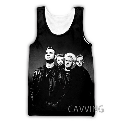 Jauna modes sieviešu/vīriešu 3D drukas Depeche-Mode topi Harajuku veste Vasaras apakškrekls Krekli Ielu apģērbs H01