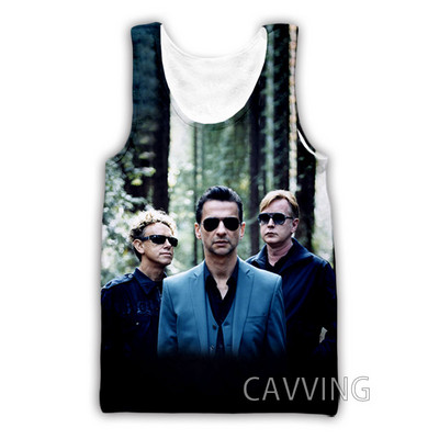 Jauna modes sieviešu/vīriešu 3D drukas Depeche-Mode topi Harajuku veste Vasaras apakškrekls Krekli Ielu apģērbs H01