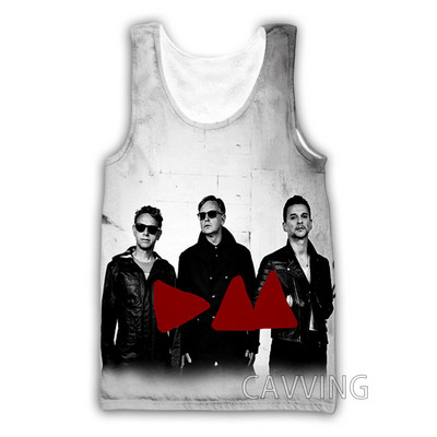 Jauna modes sieviešu/vīriešu 3D drukas Depeche-Mode topi Harajuku veste Vasaras apakškrekls Krekli Ielu apģērbs H01