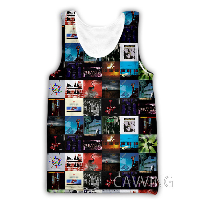 Jauna modes sieviešu/vīriešu 3D drukas Depeche-Mode topi Harajuku veste Vasaras apakškrekls Krekli Ielu apģērbs H01