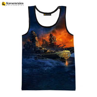 2023. gada modes karakuģis, 3D drukas topi, vīriešu vasaras vestes, sieviešu, ikdienas karakuģu krekli bez piedurknēm Ielu apģērbi, lielizmēra topi