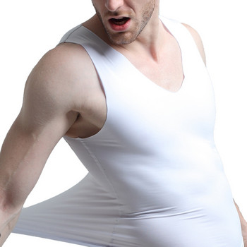 Ανδρικά ρούχα Γυμναστήριο Ανδρικό γιλέκο Ρούχα για άντρες Tank Top Bodybuilding Στενό Ice Silk Summer Susshirts Fitness αμάνικο