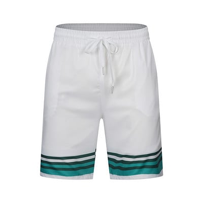 Καλοκαιρινό κοστούμι 23SS Harajuku Casablanca Πουκάμισα σε στυλ Χαβάης Πουκάμισα Casablanca με εμπριμέ ρίγες Ανδρικά πουκάμισα υψηλής ποιότητας μόδας