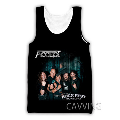 Νέα μόδα Γυναικείες/Ανδρικές 3D εκτυπωμένες μπλούζες ροκ μπάντας Harajuku γιλέκο καλοκαιρινά πουκάμισα εσώρουχα Streetwear