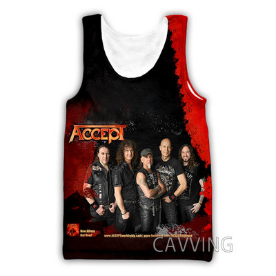 Νέα μόδα Γυναικείες/Ανδρικές 3D εκτυπωμένες μπλούζες ροκ μπάντας Harajuku γιλέκο καλοκαιρινά πουκάμισα εσώρουχα Streetwear