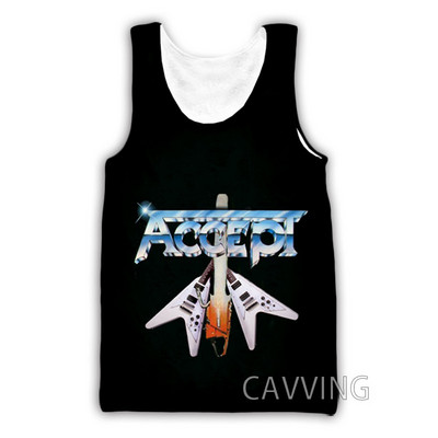 Νέα μόδα Γυναικείες/Ανδρικές 3D εκτυπωμένες μπλούζες ροκ μπάντας Harajuku γιλέκο καλοκαιρινά πουκάμισα εσώρουχα Streetwear