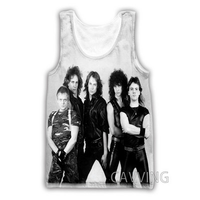 Νέα μόδα Γυναικείες/Ανδρικές 3D εκτυπωμένες μπλούζες ροκ μπάντας Harajuku γιλέκο καλοκαιρινά πουκάμισα εσώρουχα Streetwear