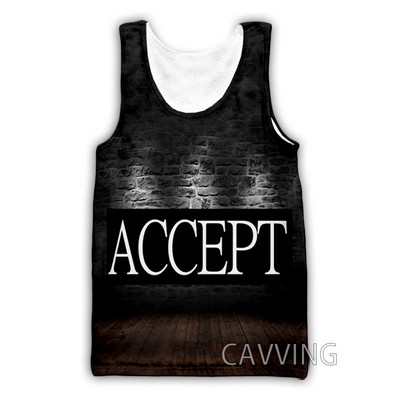 Νέα μόδα Γυναικείες/Ανδρικές 3D εκτυπωμένες μπλούζες ροκ μπάντας Harajuku γιλέκο καλοκαιρινά πουκάμισα εσώρουχα Streetwear