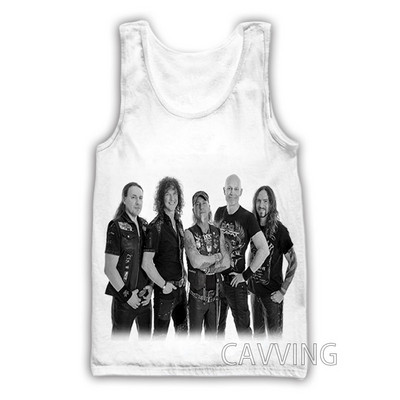 Νέα μόδα Γυναικείες/Ανδρικές 3D εκτυπωμένες μπλούζες ροκ μπάντας Harajuku γιλέκο καλοκαιρινά πουκάμισα εσώρουχα Streetwear