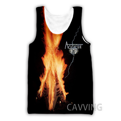 Νέα μόδα Γυναικείες/Ανδρικές 3D εκτυπωμένες μπλούζες ροκ μπάντας Harajuku γιλέκο καλοκαιρινά πουκάμισα εσώρουχα Streetwear