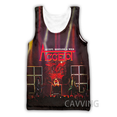 Νέα μόδα Γυναικείες/Ανδρικές 3D εκτυπωμένες μπλούζες ροκ μπάντας Harajuku γιλέκο καλοκαιρινά πουκάμισα εσώρουχα Streetwear