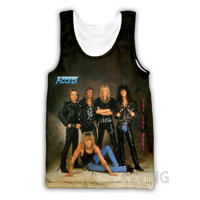 Νέα μόδα Γυναικείες/Ανδρικές 3D εκτυπωμένες μπλούζες ροκ μπάντας Harajuku γιλέκο καλοκαιρινά πουκάμισα εσώρουχα Streetwear