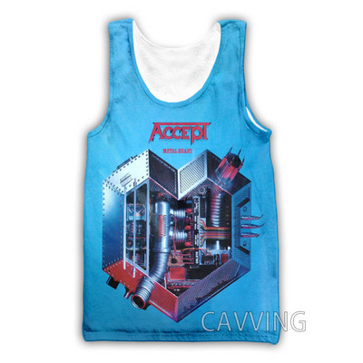 Νέα μόδα Γυναικείες/Ανδρικές 3D εκτυπωμένες μπλούζες ροκ μπάντας Harajuku γιλέκο καλοκαιρινά πουκάμισα εσώρουχα Streetwear