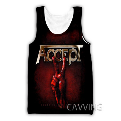 Νέα μόδα Γυναικείες/Ανδρικές 3D εκτυπωμένες μπλούζες ροκ μπάντας Harajuku γιλέκο καλοκαιρινά πουκάμισα εσώρουχα Streetwear