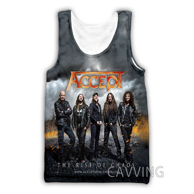 Νέα μόδα Γυναικείες/Ανδρικές 3D εκτυπωμένες μπλούζες ροκ μπάντας Harajuku γιλέκο καλοκαιρινά πουκάμισα εσώρουχα Streetwear