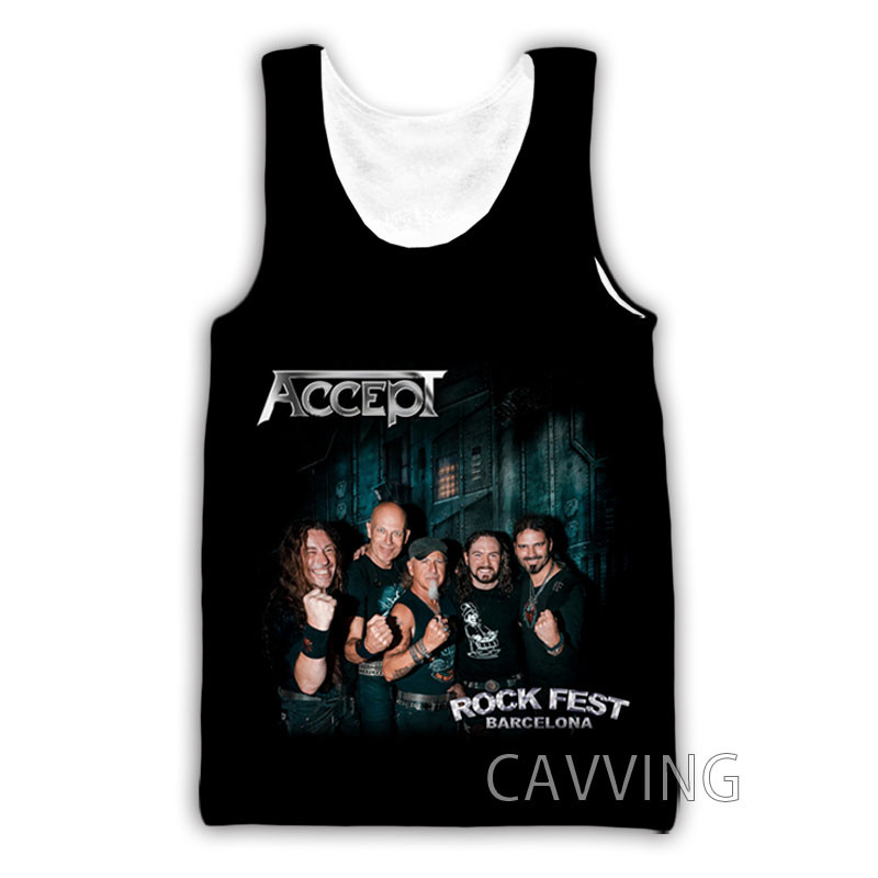 Νέα μόδα Γυναικείες/Ανδρικές 3D εκτυπωμένες μπλούζες ροκ μπάντας Harajuku γιλέκο καλοκαιρινά πουκάμισα εσώρουχα Streetwear