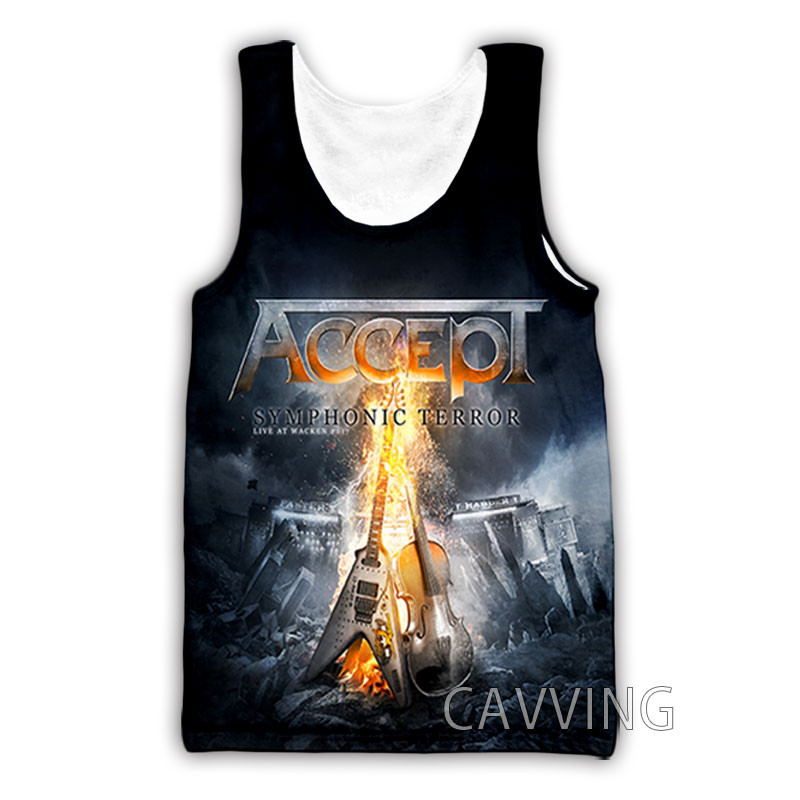 Νέα μόδα Γυναικείες/Ανδρικές 3D εκτυπωμένες μπλούζες ροκ μπάντας Harajuku γιλέκο καλοκαιρινά πουκάμισα εσώρουχα Streetwear