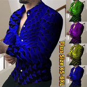 Klasiska dizaina vīriešu krekls ar pogām ar garām piedurknēm, ikdienas krekls Slim Fit piepilsētas krekls XS-8XL