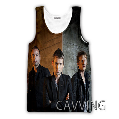 CAVVING 3D Printed MUSE Rock Tank Topi Harajuku Vest Vasaras Apakškrekls Krekli Ielu apģērbs vīriešiem/sieviešu V01