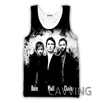 CAVVING 3D Printed MUSE Rock Tank Topi Harajuku Vest Vasaras Apakškrekls Krekli Ielu apģērbs vīriešiem/sieviešu V01