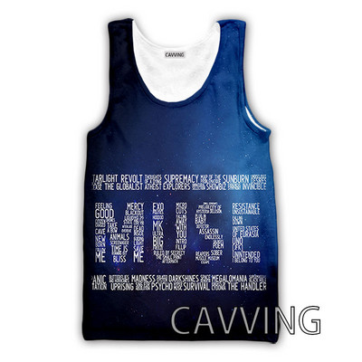 CAVVING 3D Printed MUSE Rock Tank Topi Harajuku Vest Vasaras Apakškrekls Krekli Ielu apģērbs vīriešiem/sieviešu V01