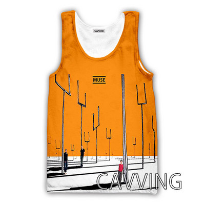 CAVVING 3D Printed MUSE Rock Tank Topi Harajuku Vest Vasaras Apakškrekls Krekli Ielu apģērbs vīriešiem/sieviešu V01