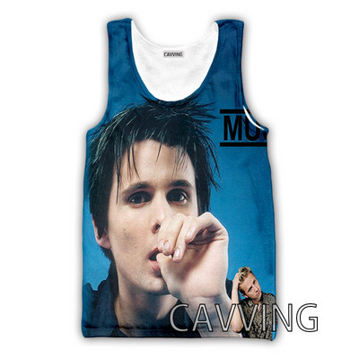 CAVVING 3D Printed MUSE Rock Tank Topi Harajuku Vest Vasaras Apakškrekls Krekli Ielu apģērbs vīriešiem/sieviešu V01