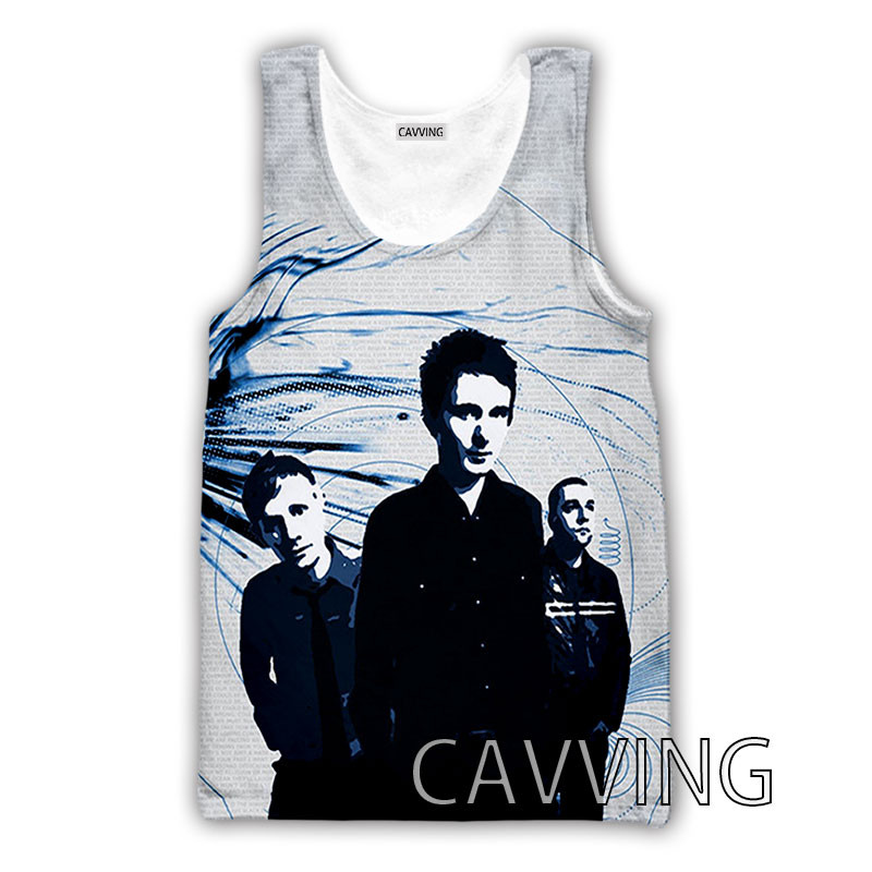 CAVVING 3D Printed MUSE Rock Tank Topi Harajuku Vest Vasaras Apakškrekls Krekli Ielu apģērbs vīriešiem/sieviešu V01