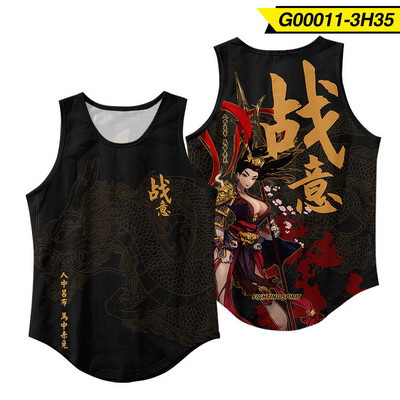 Vīriešu modes bezpiedurknēm, melnā tīģera apdrukas veste, fitnesa kultūrisms, muskuļu apakškrekls, sporta zāle