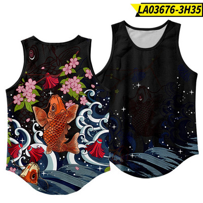 Vīriešu modes bezpiedurknēm, melnā tīģera apdrukas veste, fitnesa kultūrisms, muskuļu apakškrekls, sporta zāle