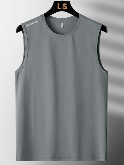 Vīriešu veste ar īsām piedurknēm 2023. gada vasarai, melns, sarkans krekls, sporta zāle, t-papīri Modes apģērbi, lielizmēri, 7xl, 8xl, ap kaklu