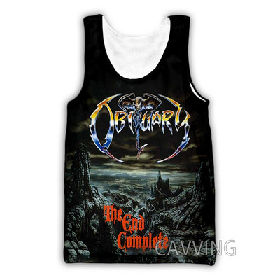 Νέα μόδα Γυναικεία/Ανδρικά 3D Εκτύπωση Νεκρολόγια Ροκ φανελάκια Harajuku Γιλέκο καλοκαιρινά πουκάμισα εσώρουχα Streetwear