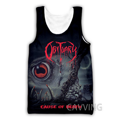 Νέα μόδα Γυναικεία/Ανδρικά 3D Εκτύπωση Νεκρολόγια Ροκ φανελάκια Harajuku Γιλέκο καλοκαιρινά πουκάμισα εσώρουχα Streetwear