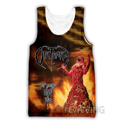 Νέα μόδα Γυναικεία/Ανδρικά 3D Εκτύπωση Νεκρολόγια Ροκ φανελάκια Harajuku Γιλέκο καλοκαιρινά πουκάμισα εσώρουχα Streetwear