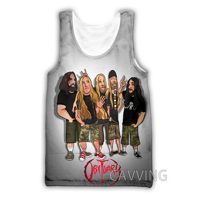 Νέα μόδα Γυναικεία/Ανδρικά 3D Εκτύπωση Νεκρολόγια Ροκ φανελάκια Harajuku Γιλέκο καλοκαιρινά πουκάμισα εσώρουχα Streetwear