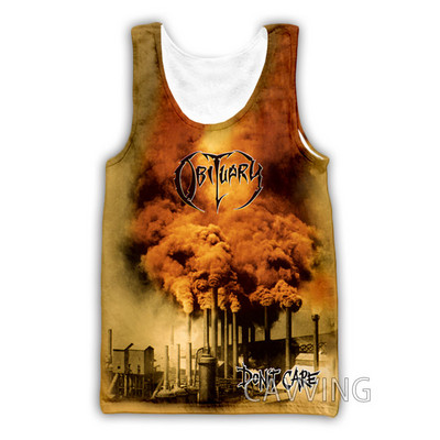 Νέα μόδα Γυναικεία/Ανδρικά 3D Εκτύπωση Νεκρολόγια Ροκ φανελάκια Harajuku Γιλέκο καλοκαιρινά πουκάμισα εσώρουχα Streetwear